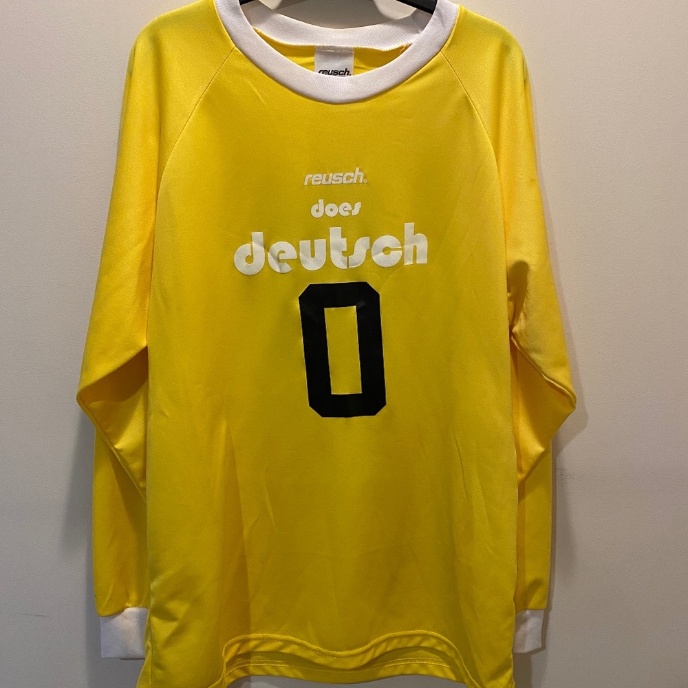 Reusch Deutsch Yellow Goalie Jersey | Adult Large
